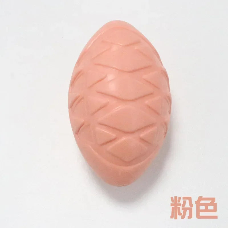 Natural Non-toxic Rubber Football Style Chew Toy