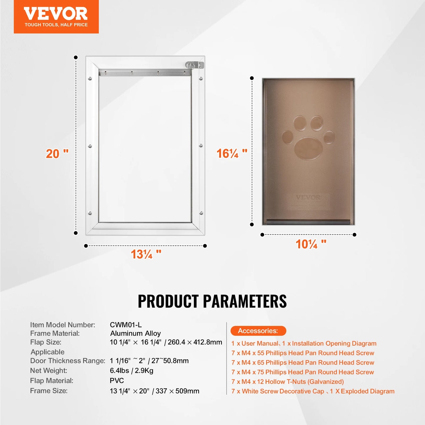 VEVOR Pet Door 