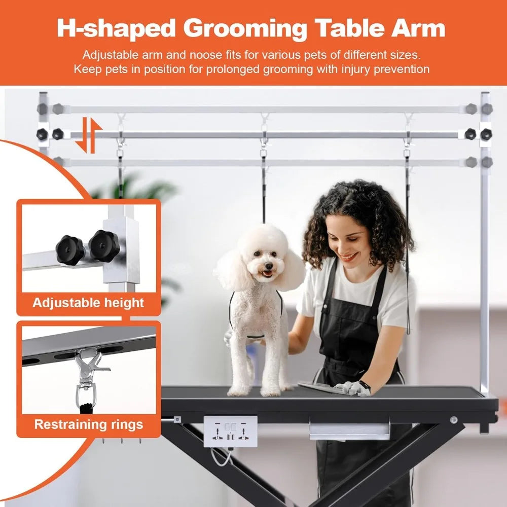 49'' Electric Dog Grooming Table