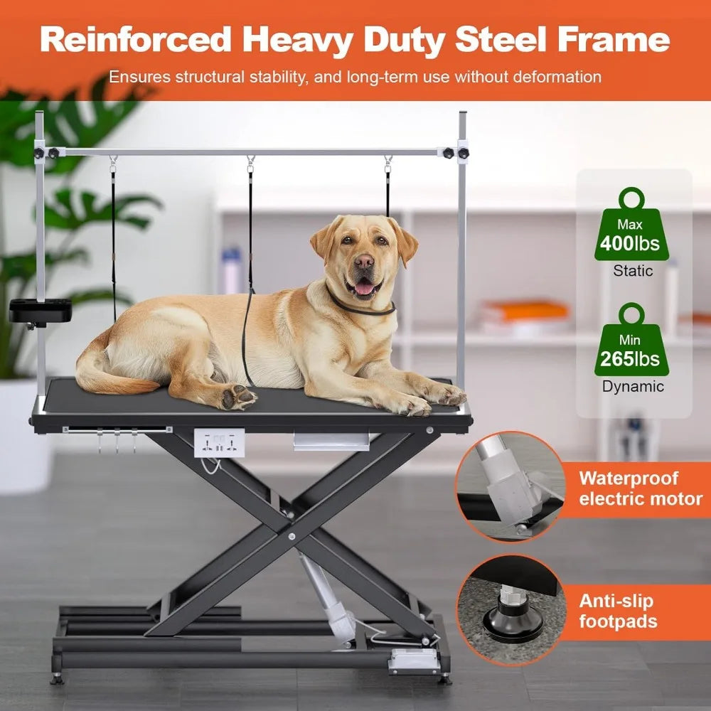 49'' Electric Dog Grooming Table