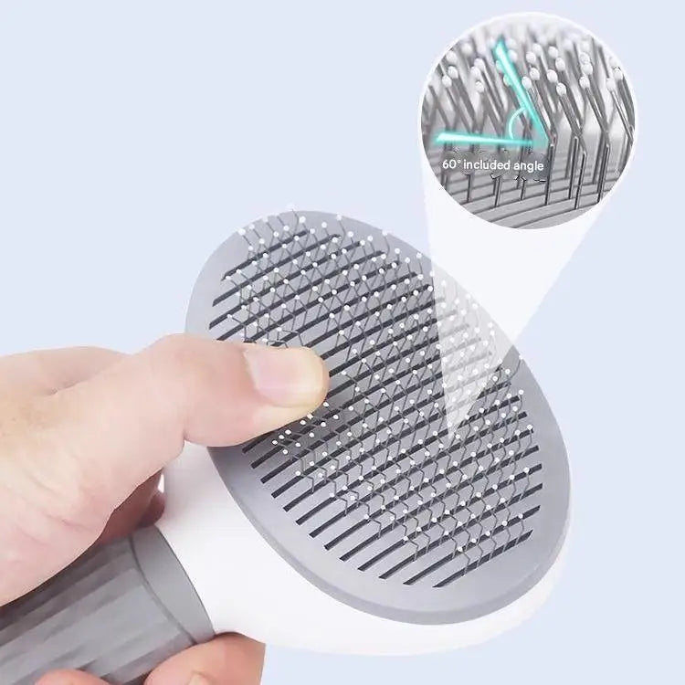 Deshedding Tool for Cats & Dogs, Pet Hair Removal Grooming Brush, Gentle Needle