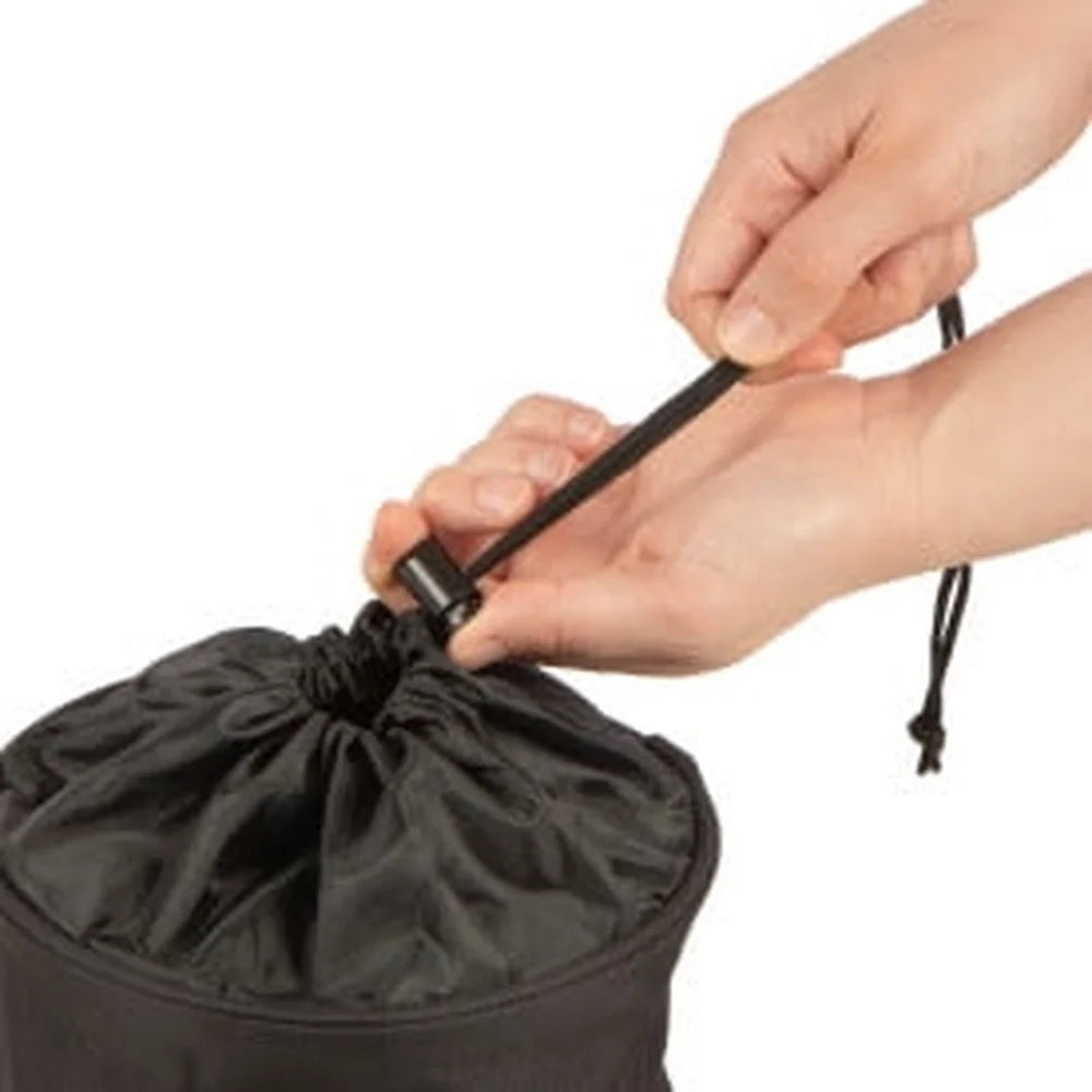 Portable Pet Food Storage Bag with Zip-off Bowl Adjustable Strap