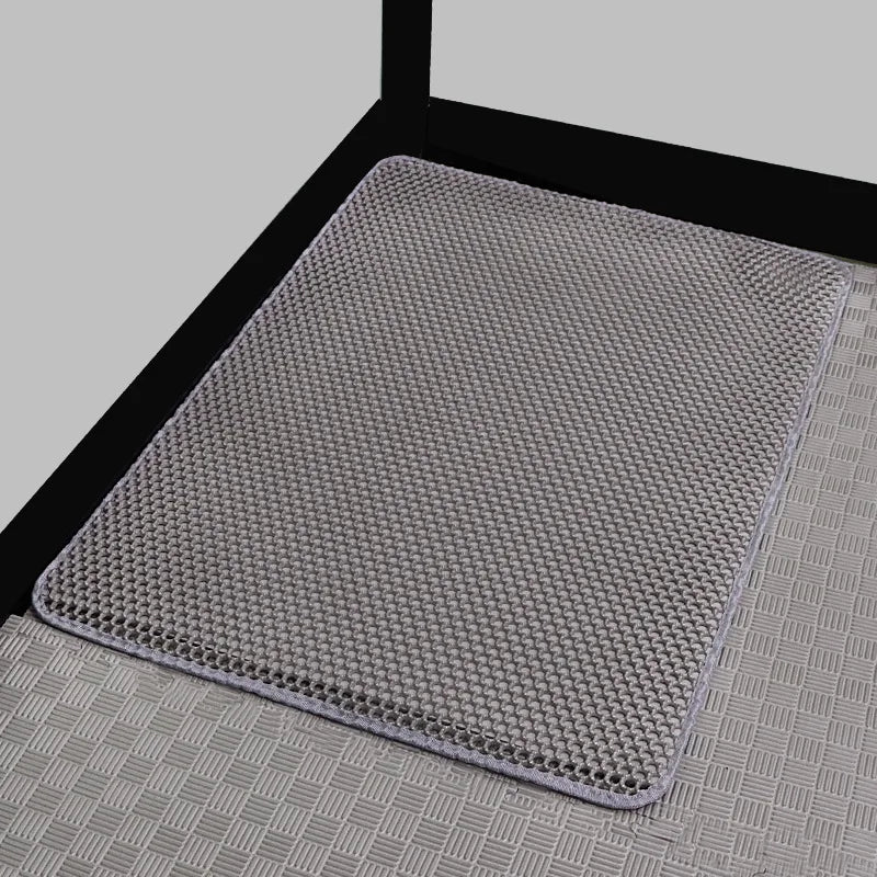 Gray Cat Litter Mat