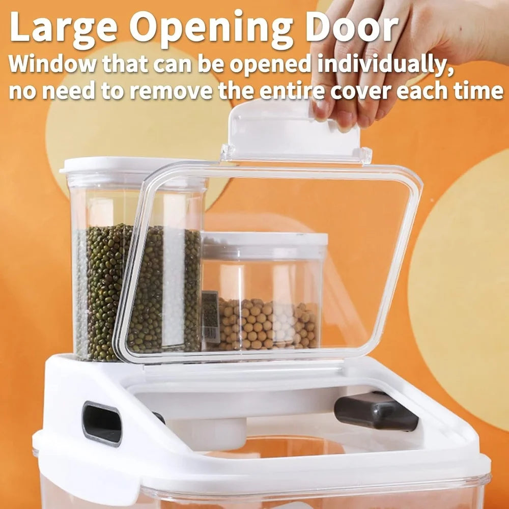 Airtight Dog Food Storage Container 11lbs Capacity