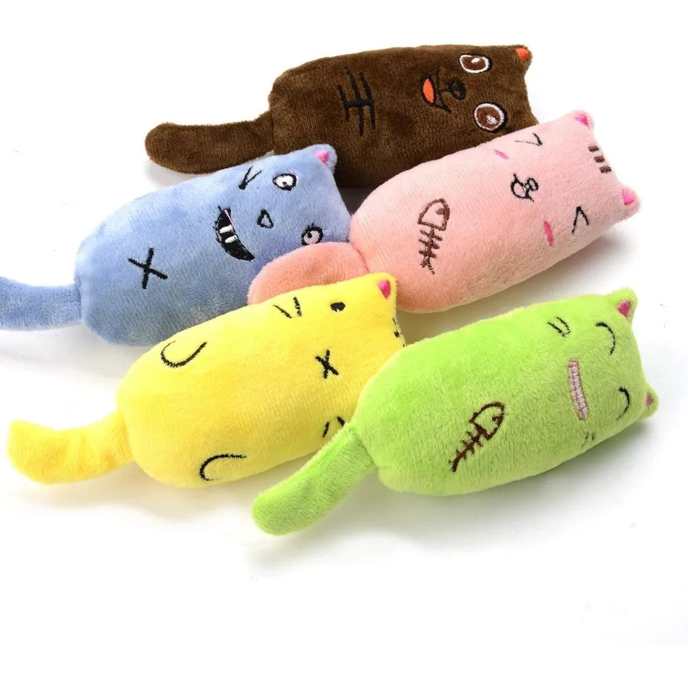 Catnip Filled Cartoon Mice Cat Teething Chew Toy