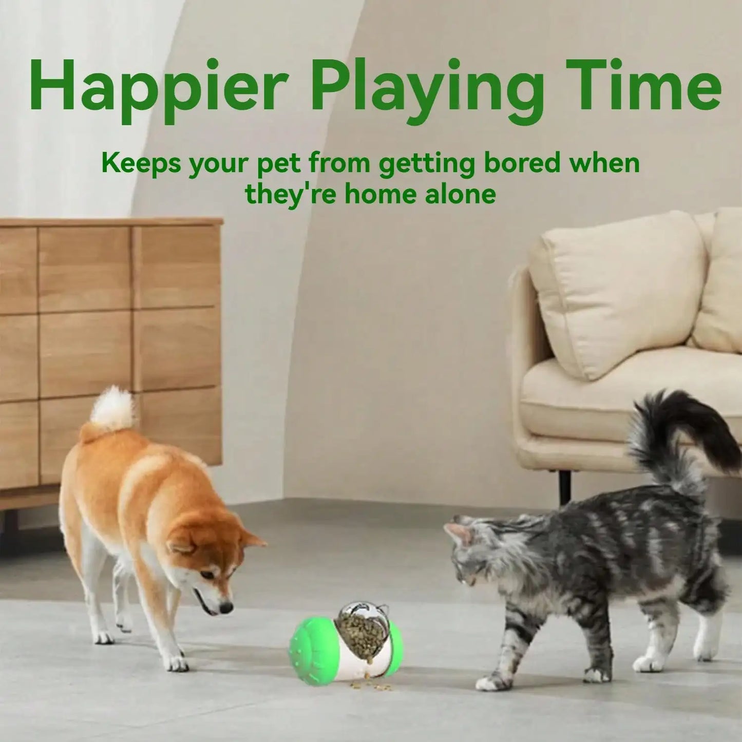 Tumbler Dog And Cat Food Dispenser