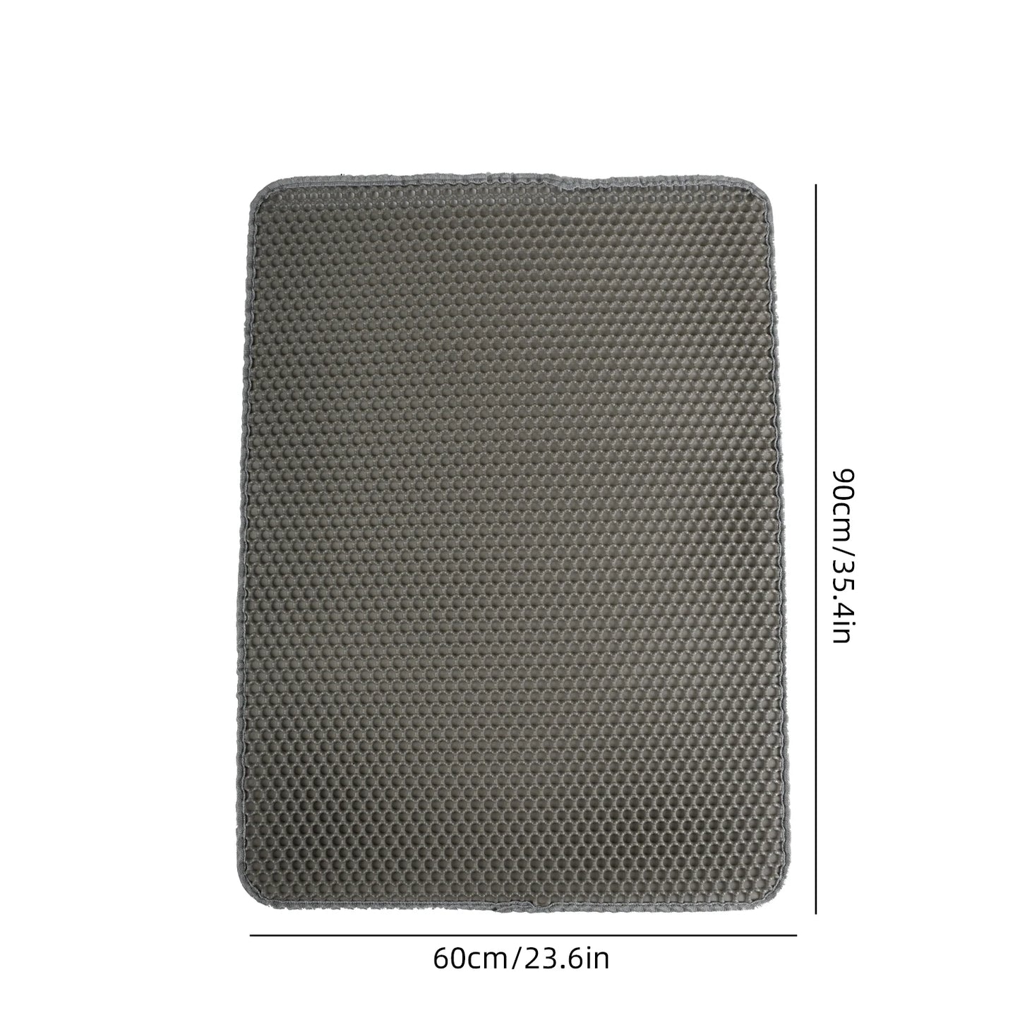 Gray Cat Litter Mat