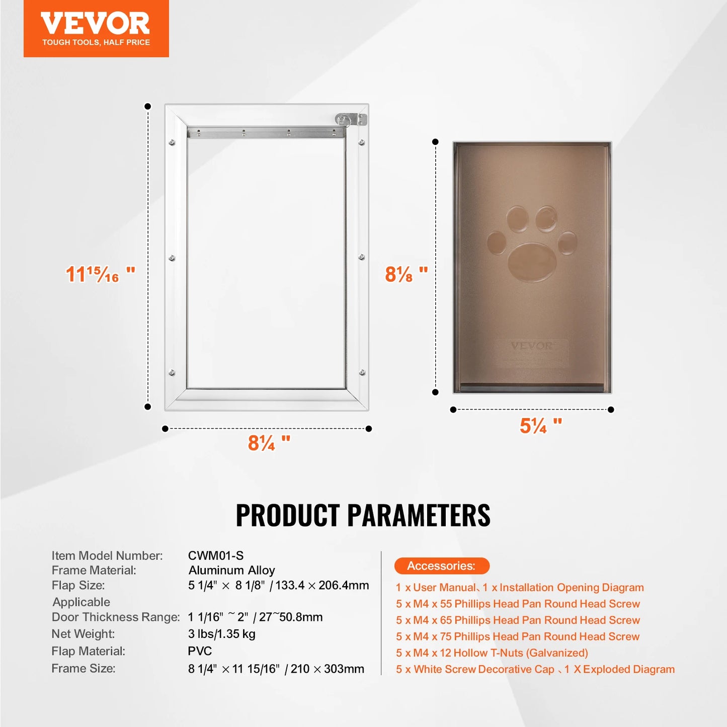 VEVOR Pet Door 