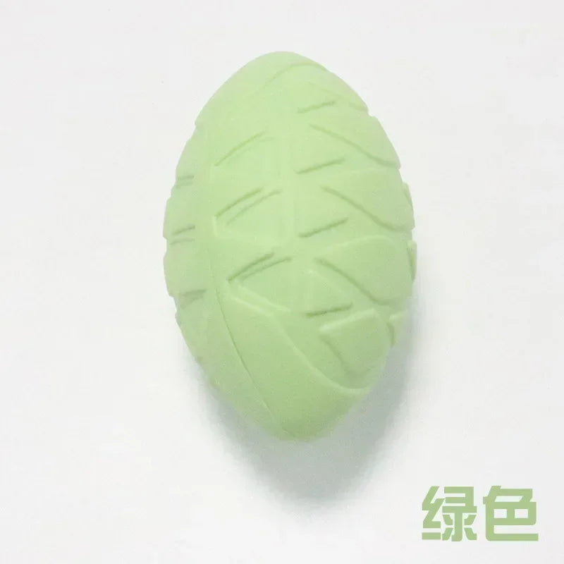Natural Non-toxic Rubber Football Style Chew Toy