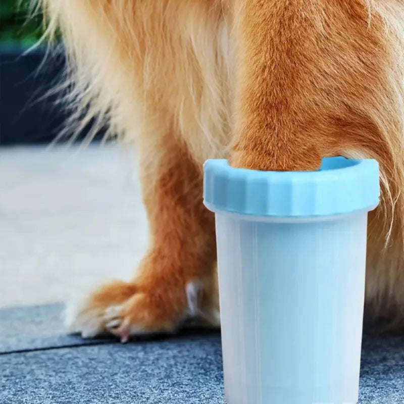 Portable Pet Paw Cleaner Cup for Dogs & Cats - Compact, Durable Mud & Dirt Remover Tool - Lightweight, Travel-Friendly Grooming