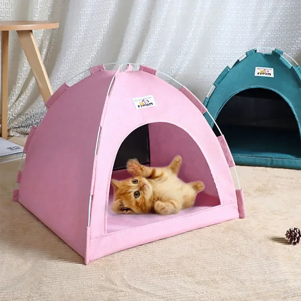 Pet Cat Tent Cave Hut For Kitten Puppy