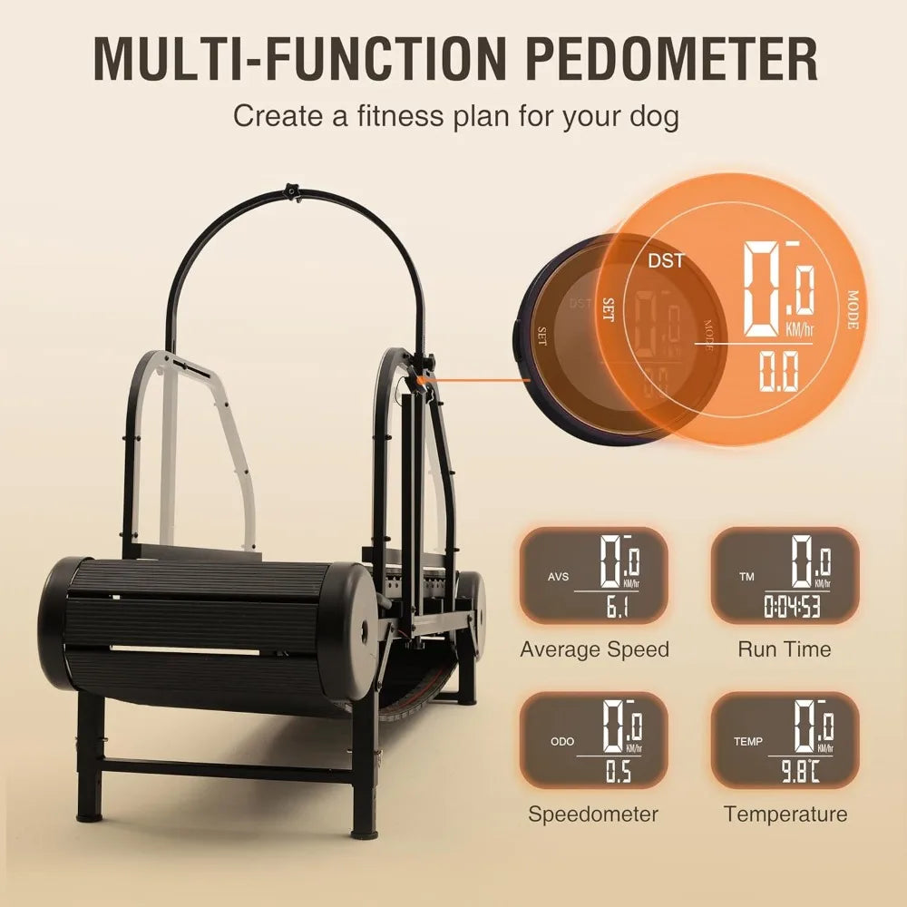 Dog Treadmill for Medium Dogs, Large Dogs, Adjustable Ramp