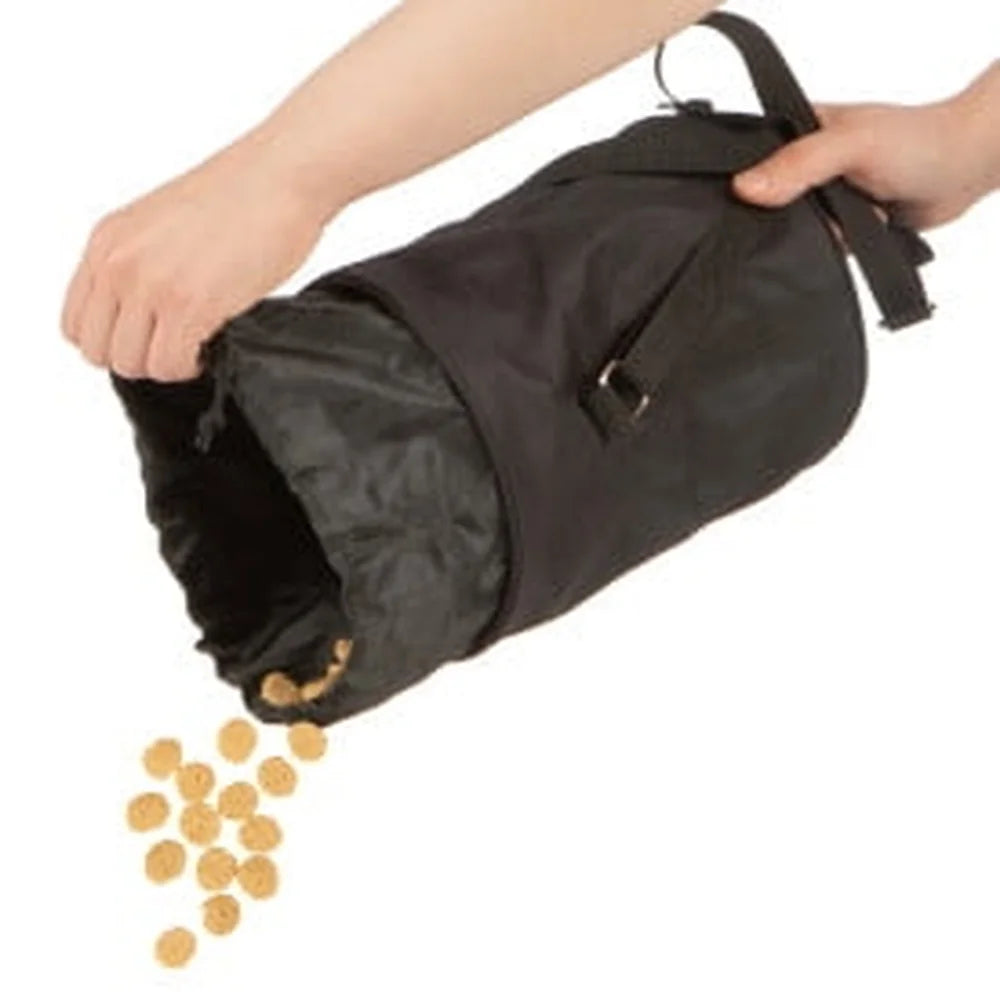 Portable Pet Food Storage Bag with Zip-off Bowl Adjustable Strap