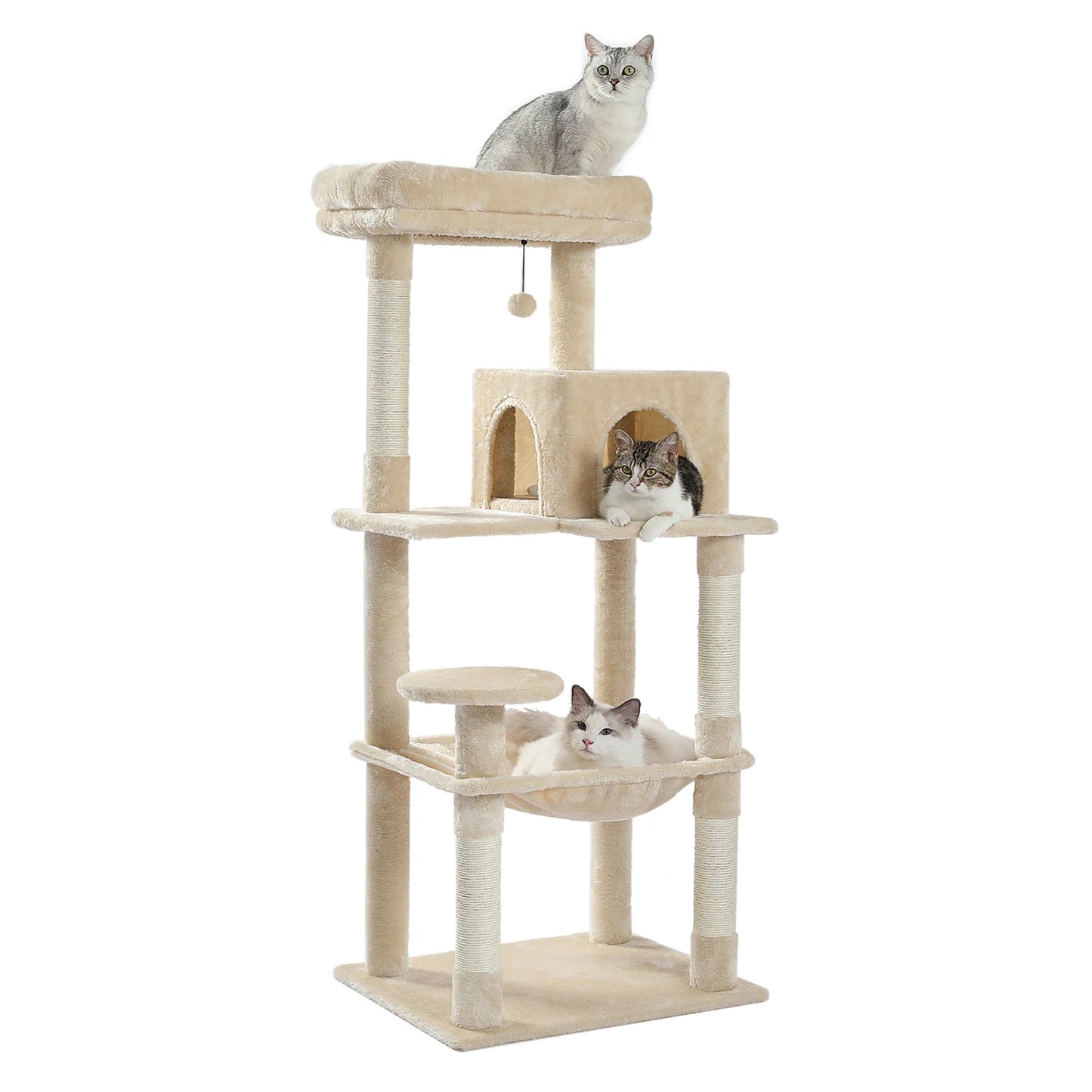 Multi-Level Cat Tree with Scratching Posts