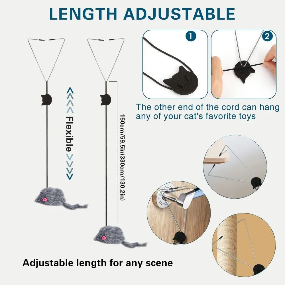 Interactive Cat Feather Toys