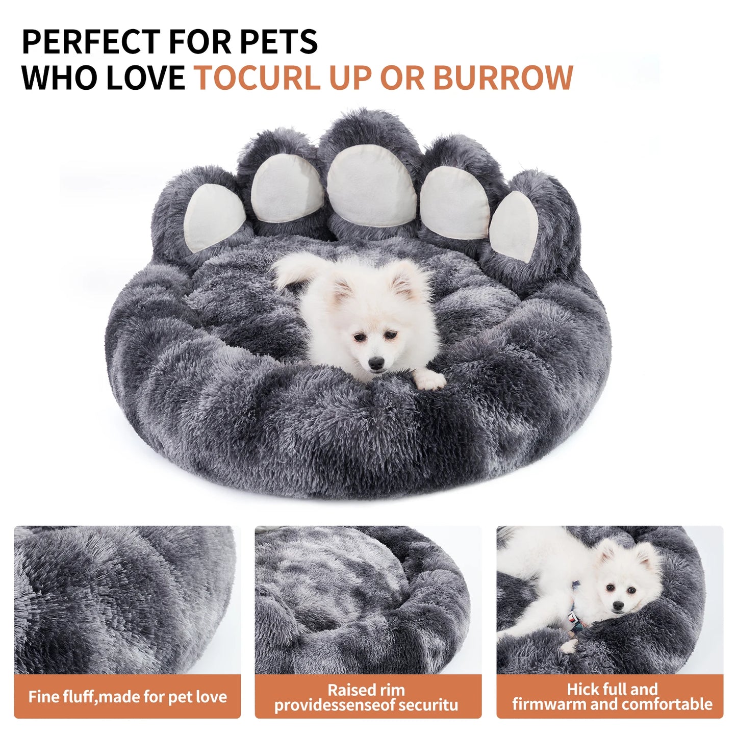 Paw Shape Dog Bed