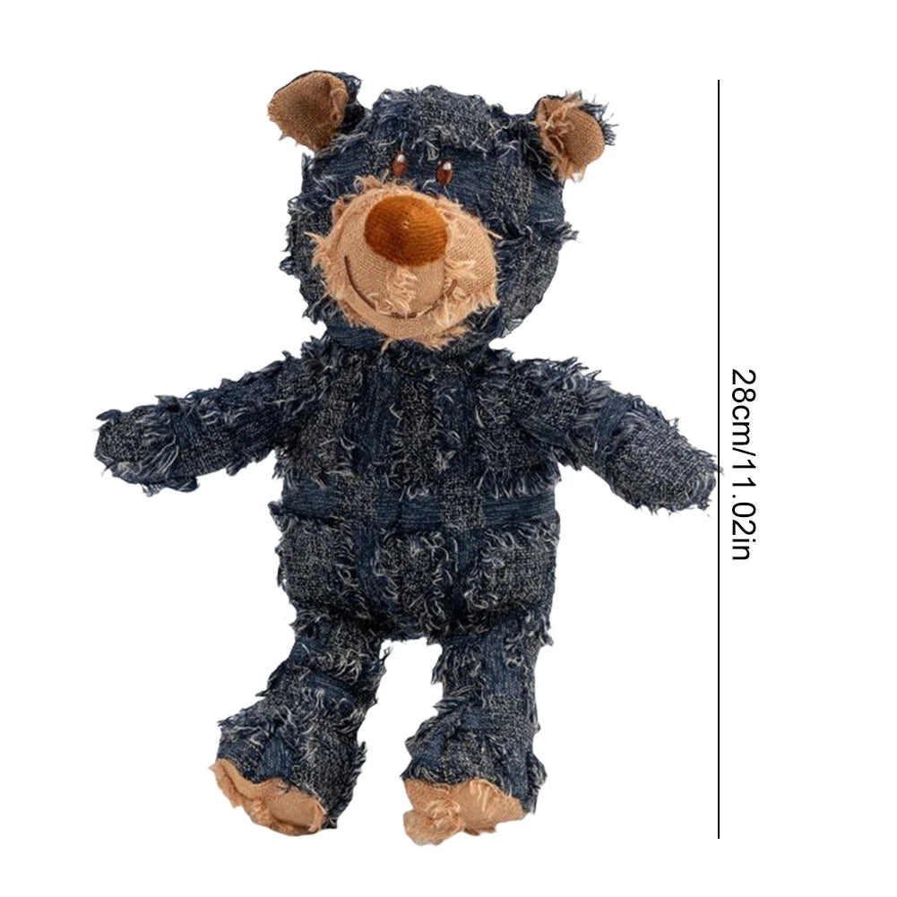 Squeaky Plush Bear Toy