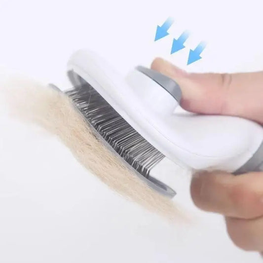 Deshedding Tool for Cats & Dogs, Pet Hair Removal Grooming Brush, Gentle Needle