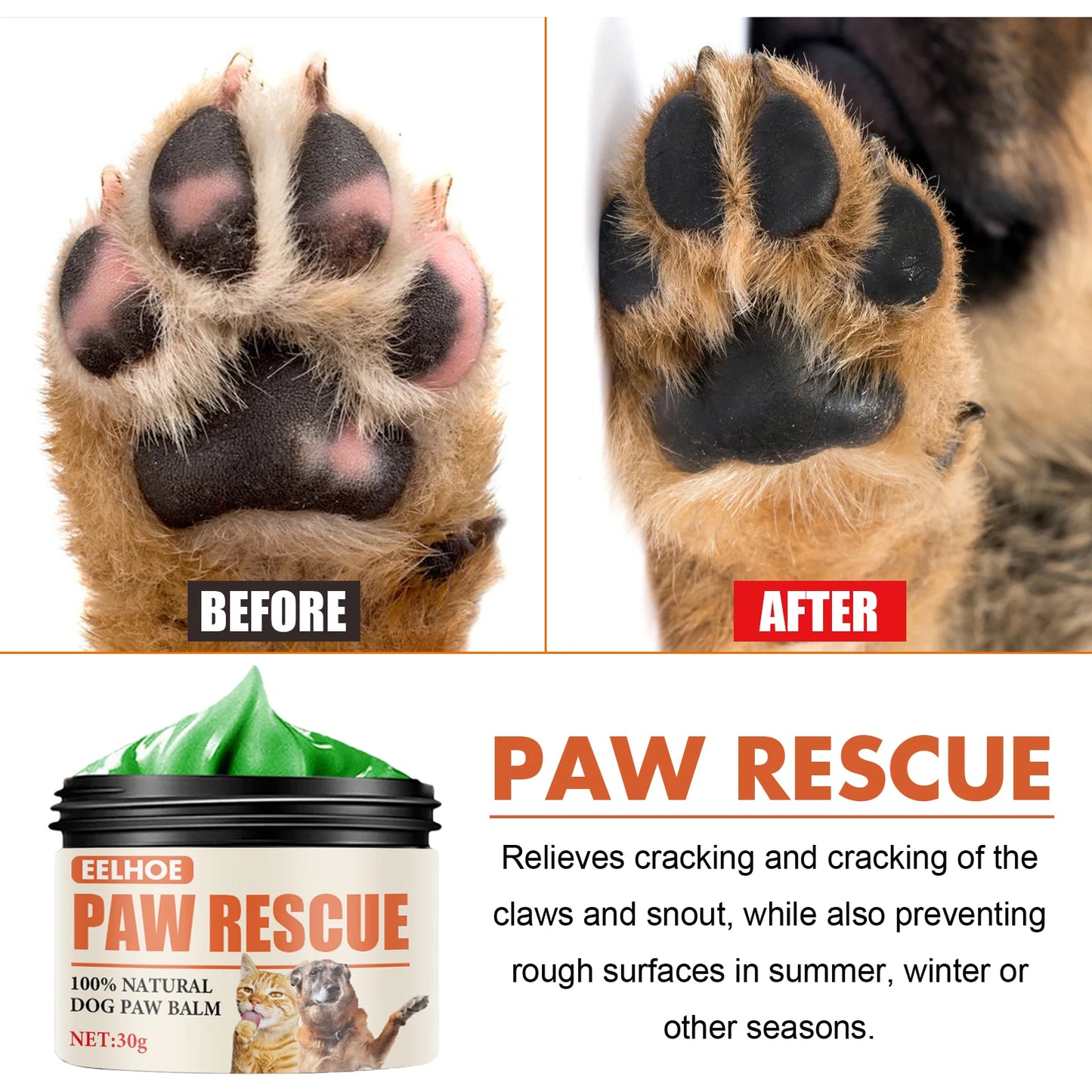 30g Cat and Dog Paw Protection Cream Moisturizing and Nourishing