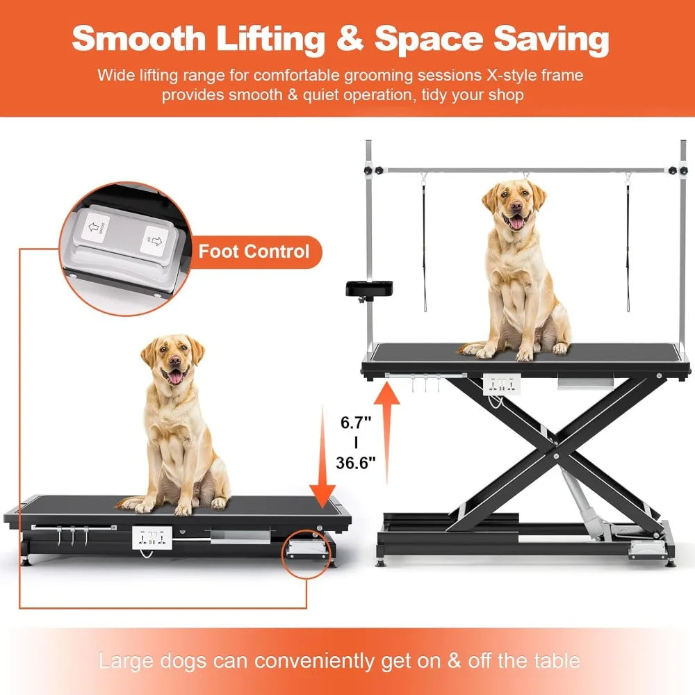 49'' Electric Dog Grooming Table