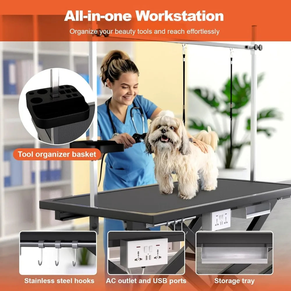 49'' Electric Dog Grooming Table