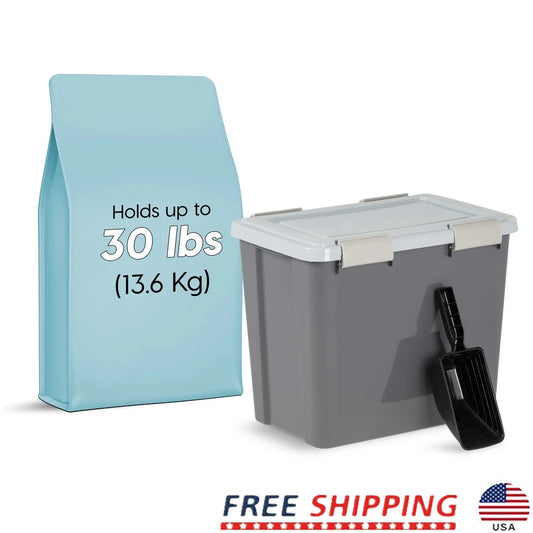 Airtight Pet Food Container 30Lbs