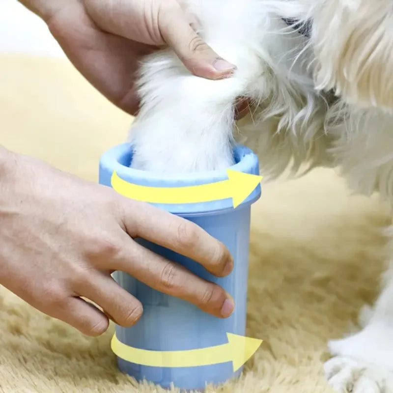 Portable Pet Paw Cleaner Cup for Dogs & Cats - Compact, Durable Mud & Dirt Remover Tool - Lightweight, Travel-Friendly Grooming