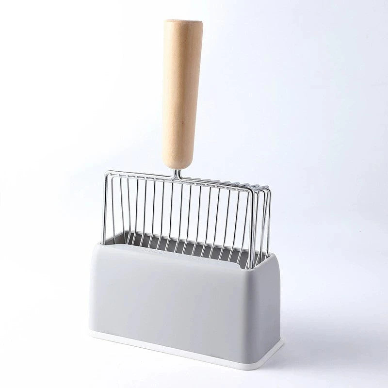Heavy Duty Metal Cat Litter Scoop - Rust-Proof, Sturdy & Easy-to-Use Litter Box Cleaner for Cats & Pet Owners - Durable & Effici