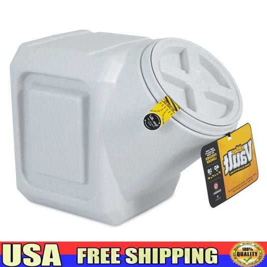 Stackable Plastic Pet Food Storage Container Airtight 40lb Capacity