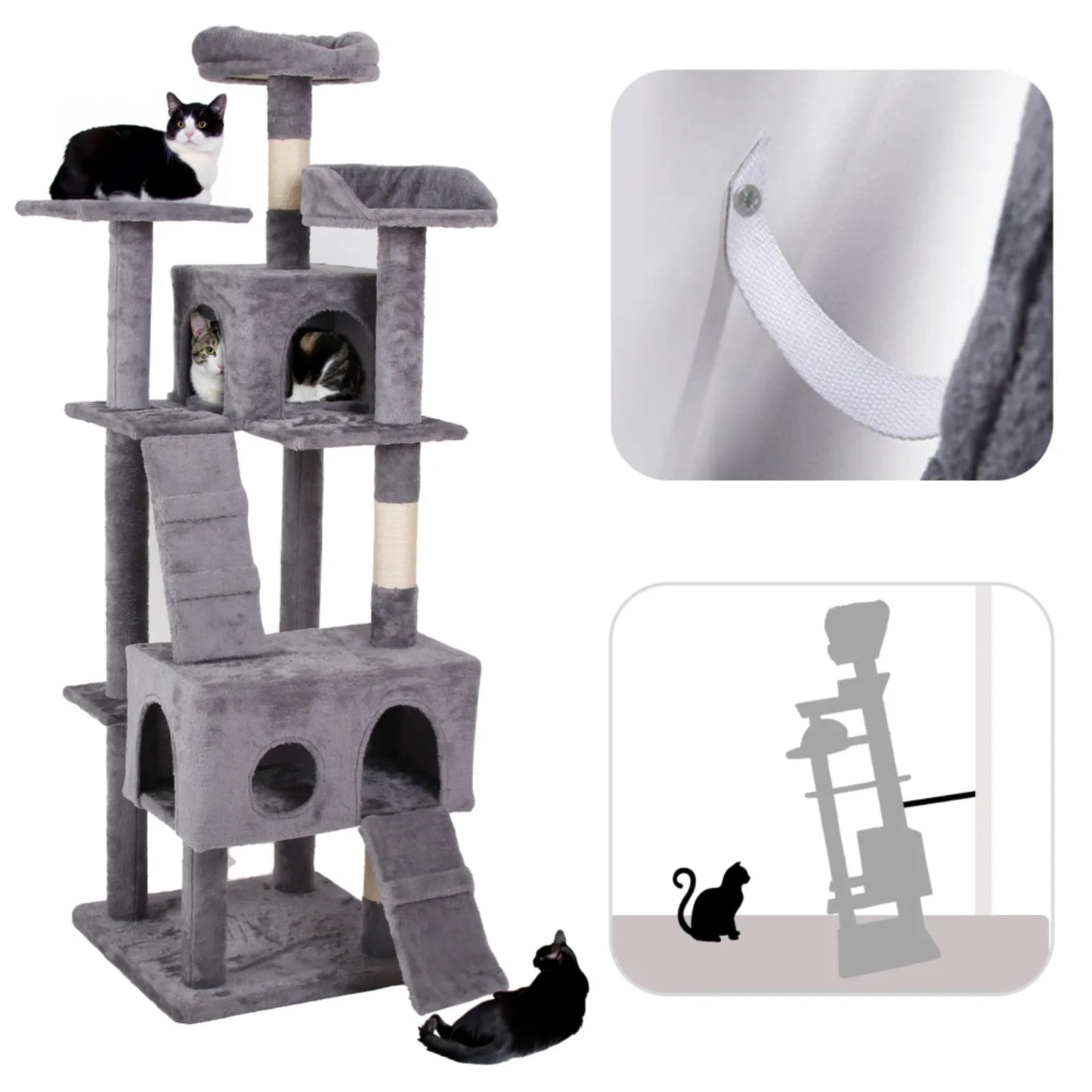 Multi-Level Cat Activity Tower