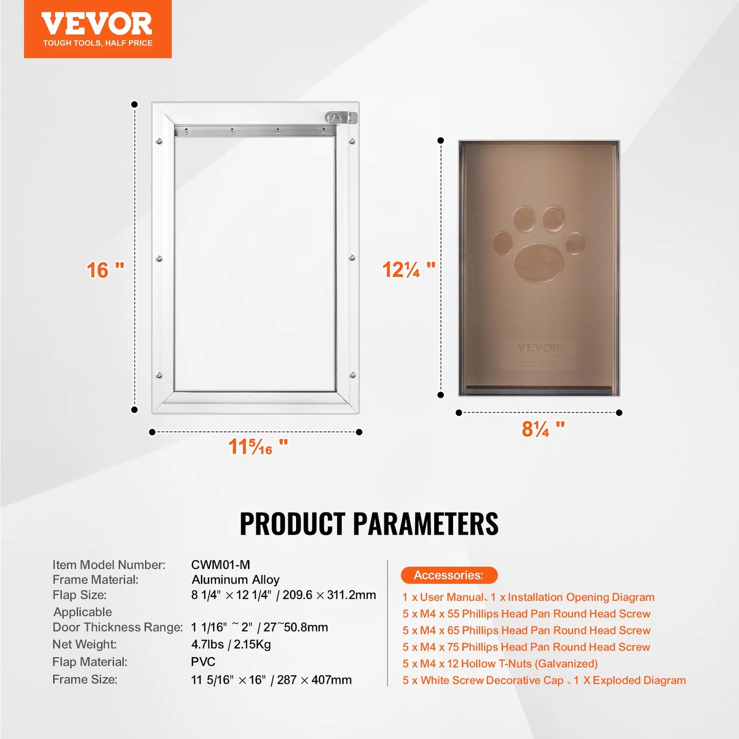 VEVOR Pet Door 