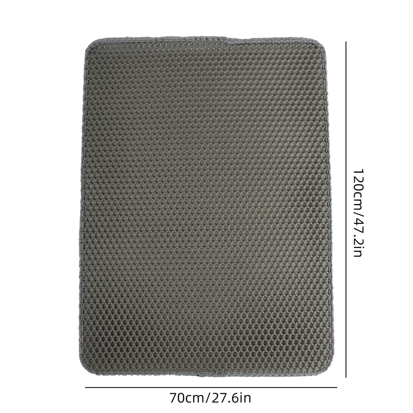 Gray Cat Litter Mat