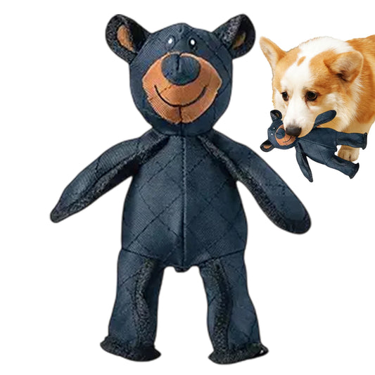 Squeaky Plush Bear Toy for Dog Unbreakable Teddy