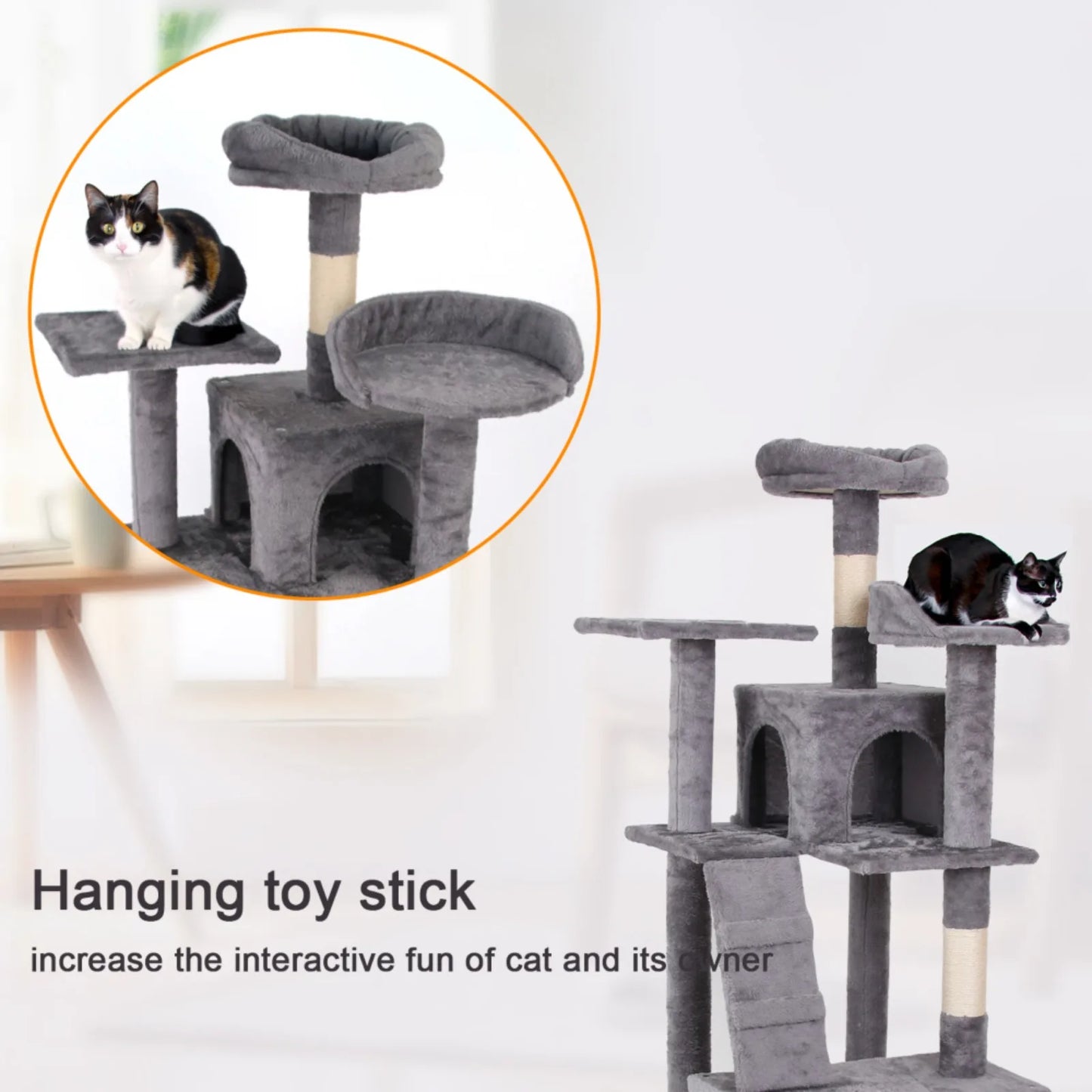 Multi-Level Cat Activity Tower