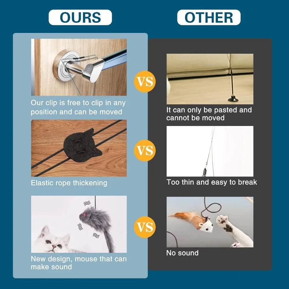 Interactive Cat Feather Toys