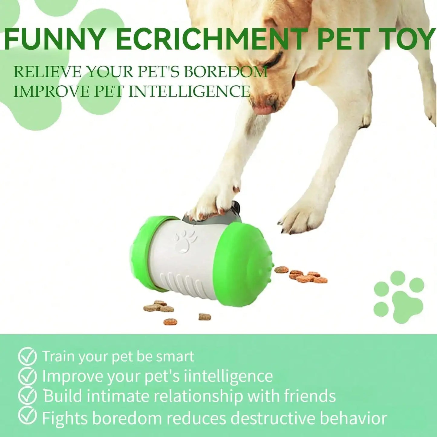 Tumbler Dog And Cat Food Dispenser