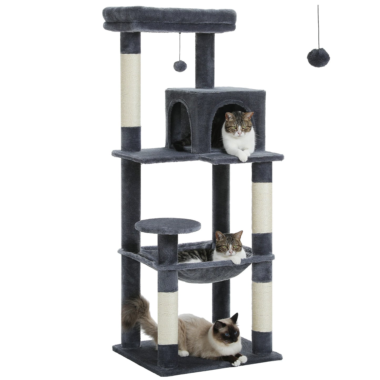 Multi-Level Cat Tree with Scratching Posts