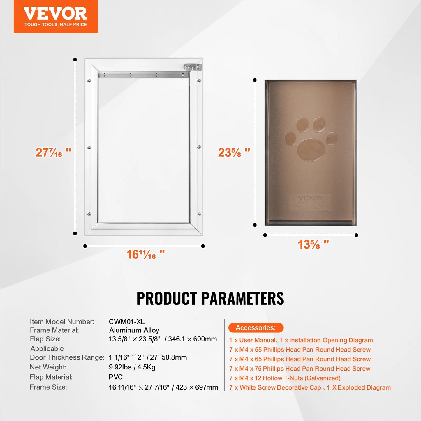 VEVOR Pet Door 