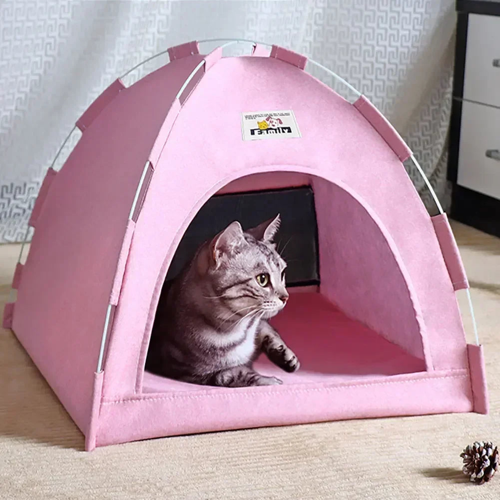 Pet Cat Tent Cave Hut For Kitten Puppy